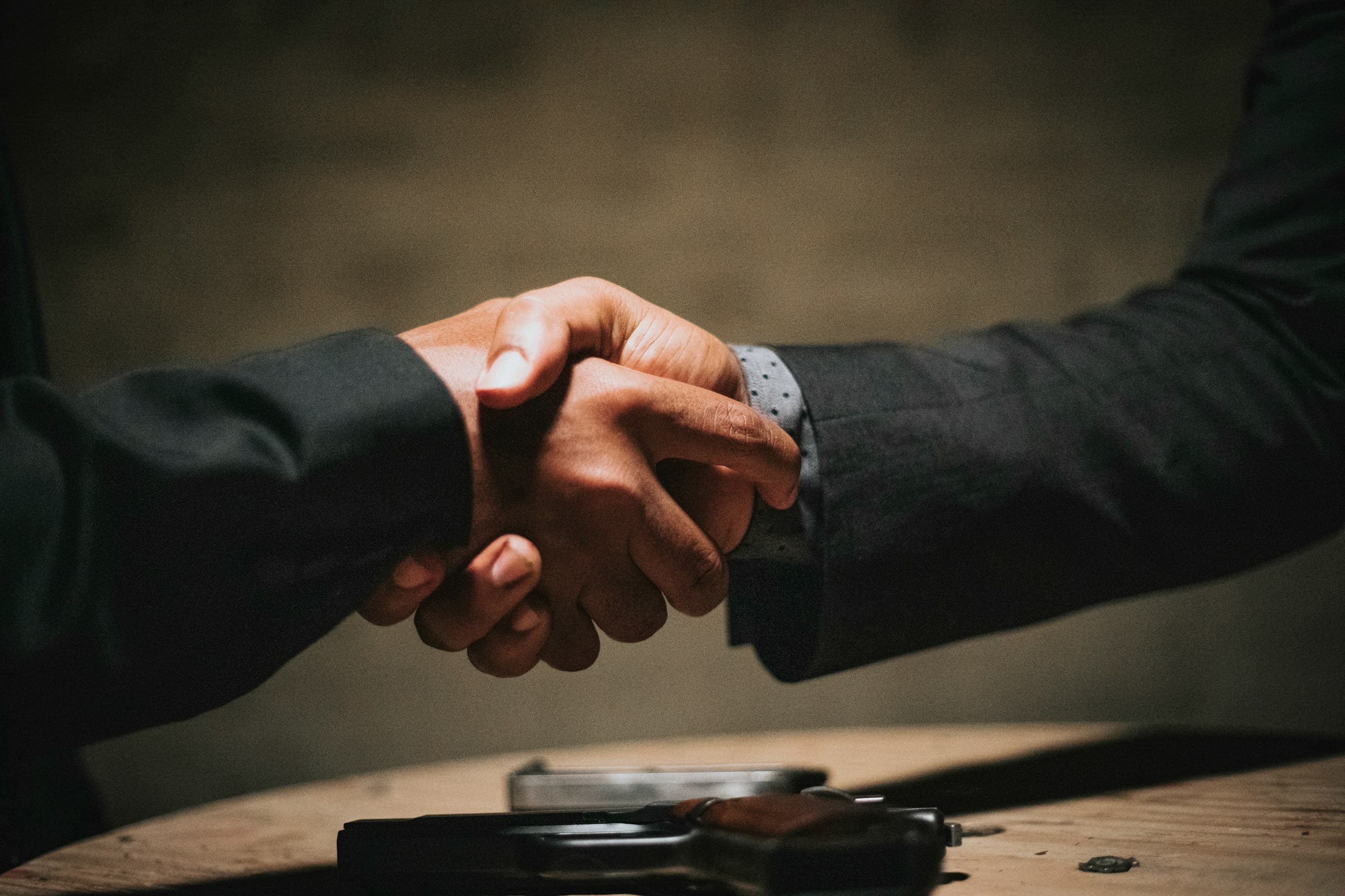 Corporate Partnership Handshake
